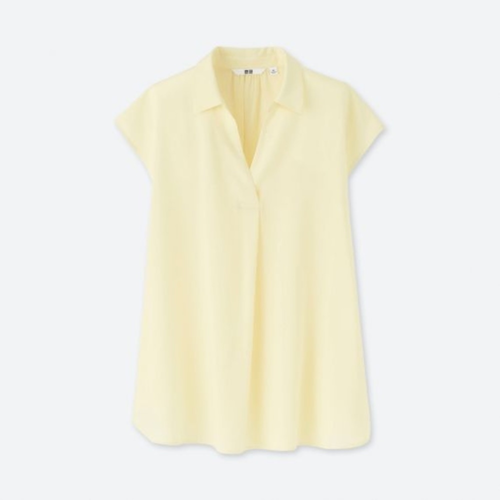 3 for $30 - NWOT Uniqlo Rayon French Sleeve Blouse